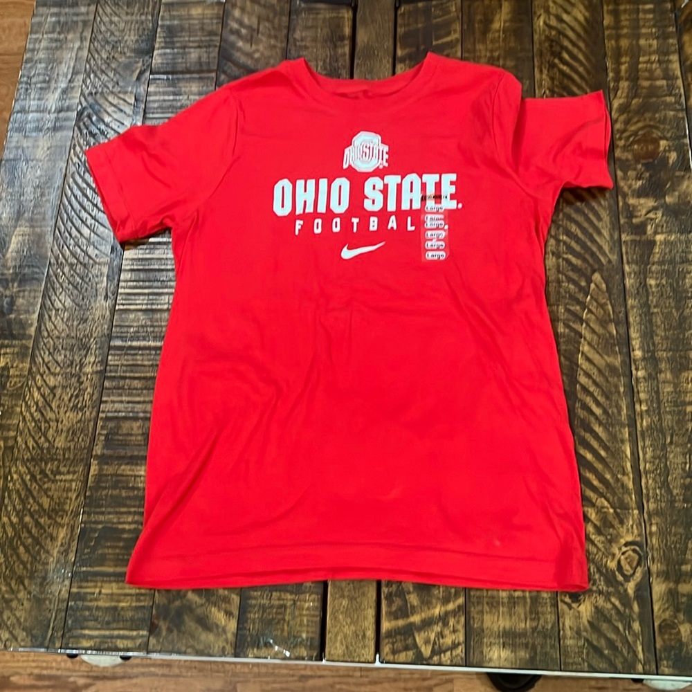 Nike Red Short Sleeve Ohio State Tee kid large